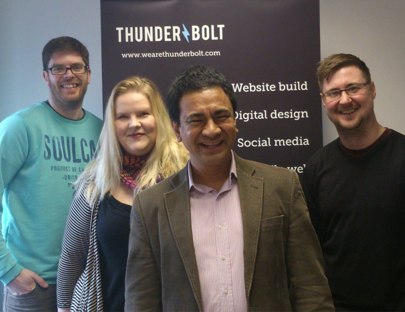 Team Photo | Digital Agency in Surrey | Thunderbolt Digital