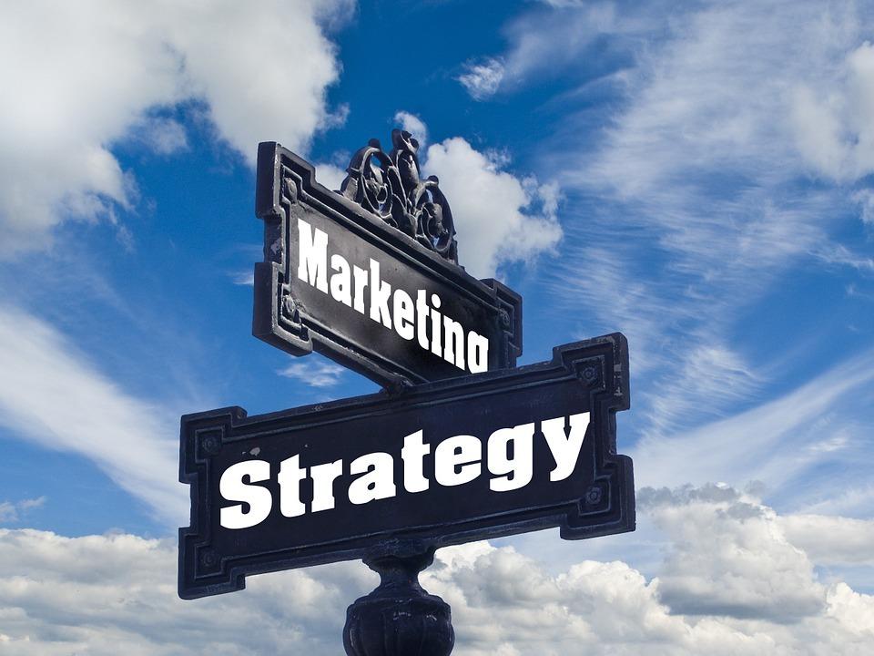 Image of a sign post reading "Marketing Strategy" | Targeted Marketing | Thunderbolt