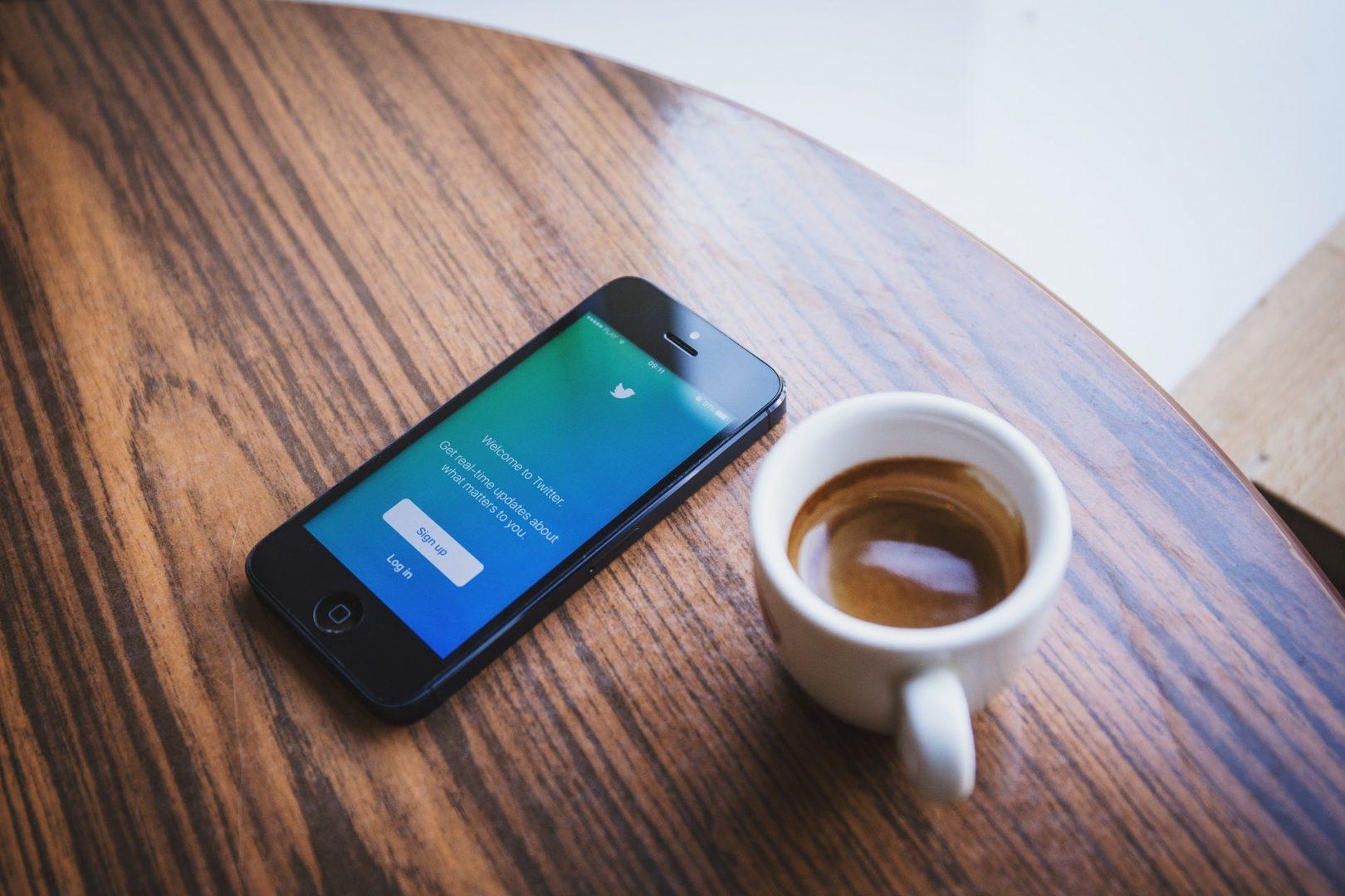 Twitter on a mobile | Digital Marketing Surrey