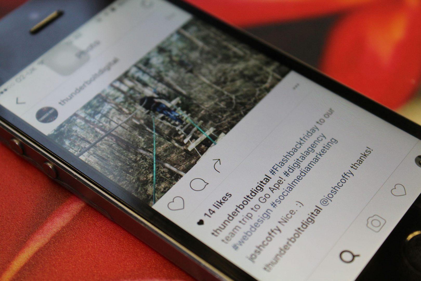 Instagram Feed | Logo Design Surrey | Thunderbolt