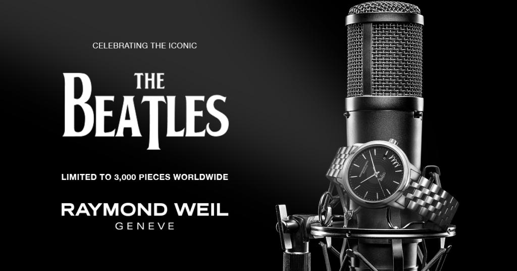 The Beatles Raymond Weil watch campaign image