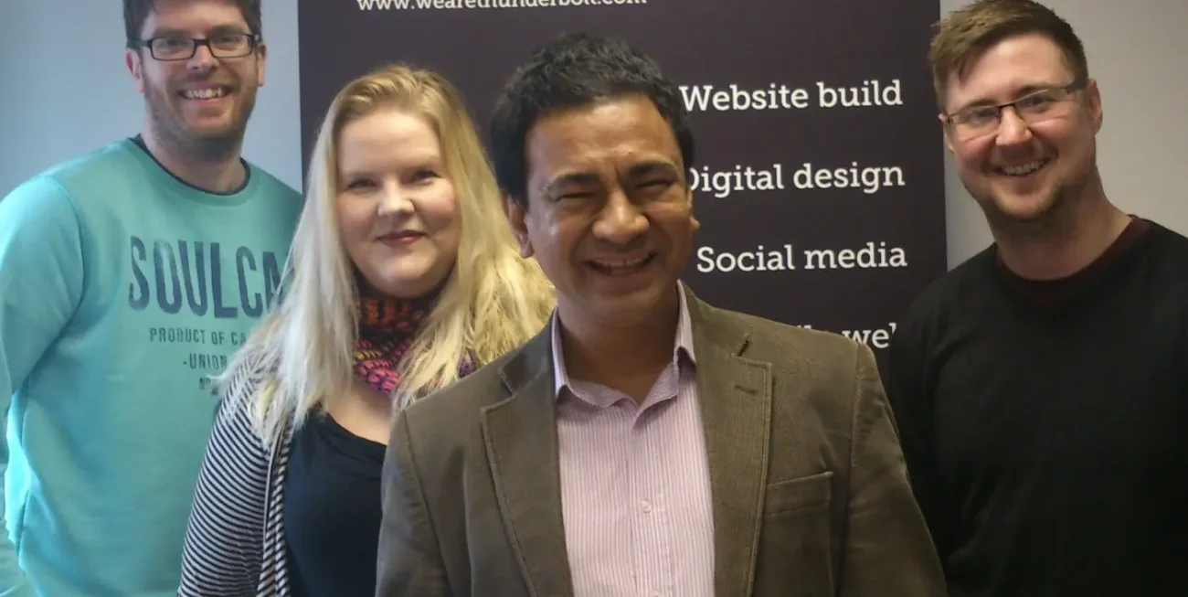 We were recently shortlisted for the “Toast of Surrey” awards within the “Best Young Business” category, and although we didn’t win, I’m so proud of the team for their dedication and hard work. We all want Thunderbolt to be the best web design agency in Surrey and with our customer focus always running at 110% I’m sure we will be very soon. We are now searching for a web developer who is as committed to the online marketing cause as we all are. If you feel you are up to the mark and want to work in a company that rewards you for just being fantastic, please call 01252 413 757 as we want to hear from you straight away.