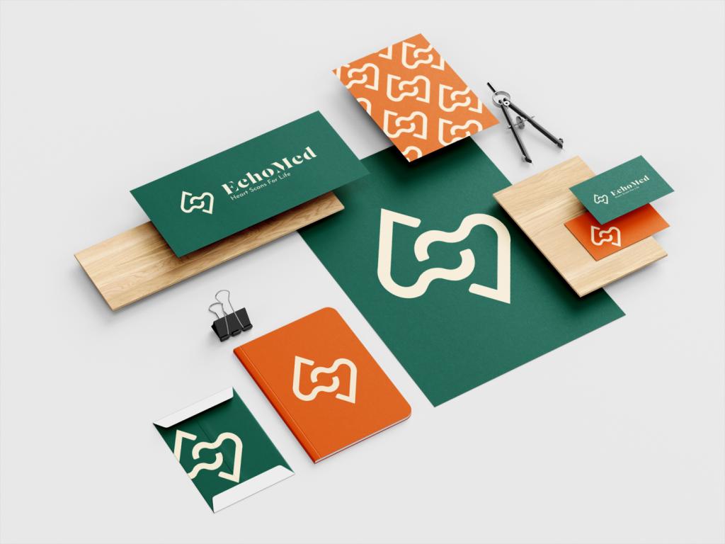 EchoMed branding on company stationery