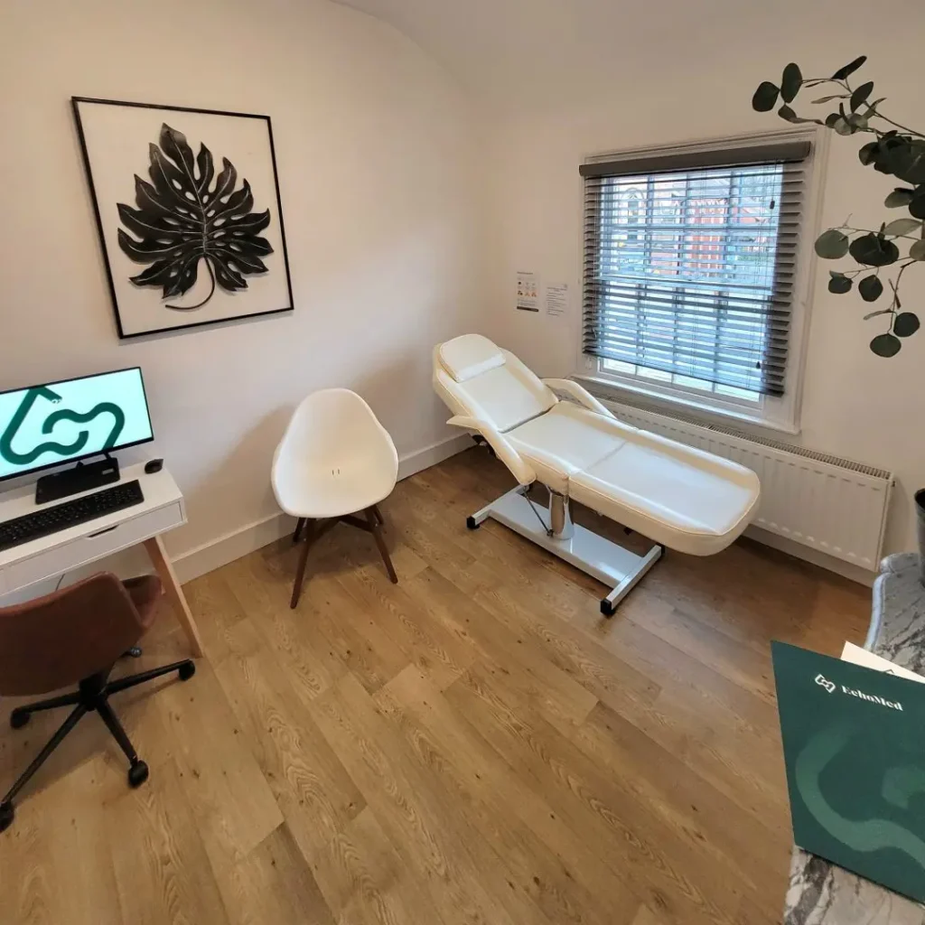 EchoMed consultation room | Healthcare marketing Surrey