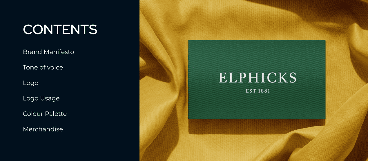 A screengrab of the Elphicks branding strategy document