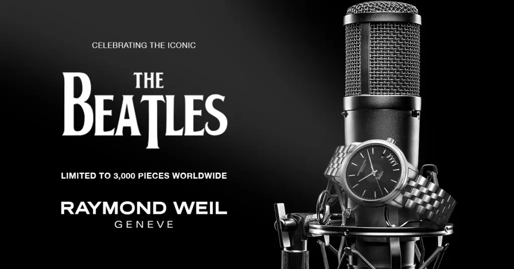 The Beatles Raymond Weil watch campaign image