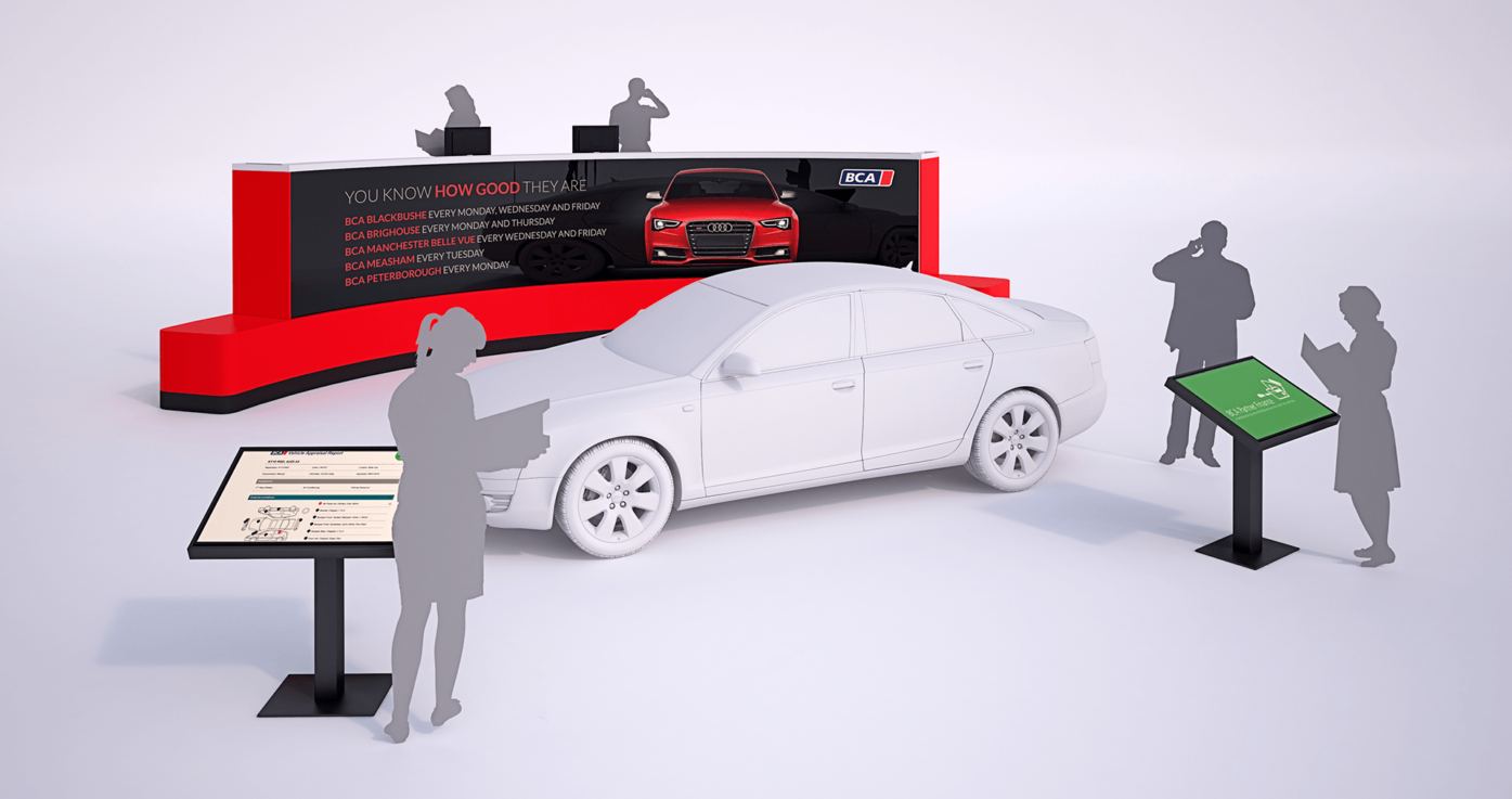 Rendering of a BCA auction