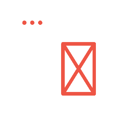 White website browser icon with orange detailing, representing web design and build