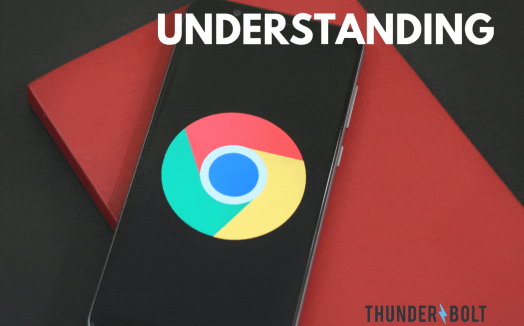 A phone with the Google logo on it and the title "Understanding E-E-A-T and SEO" | Marketing Agency in Surrey