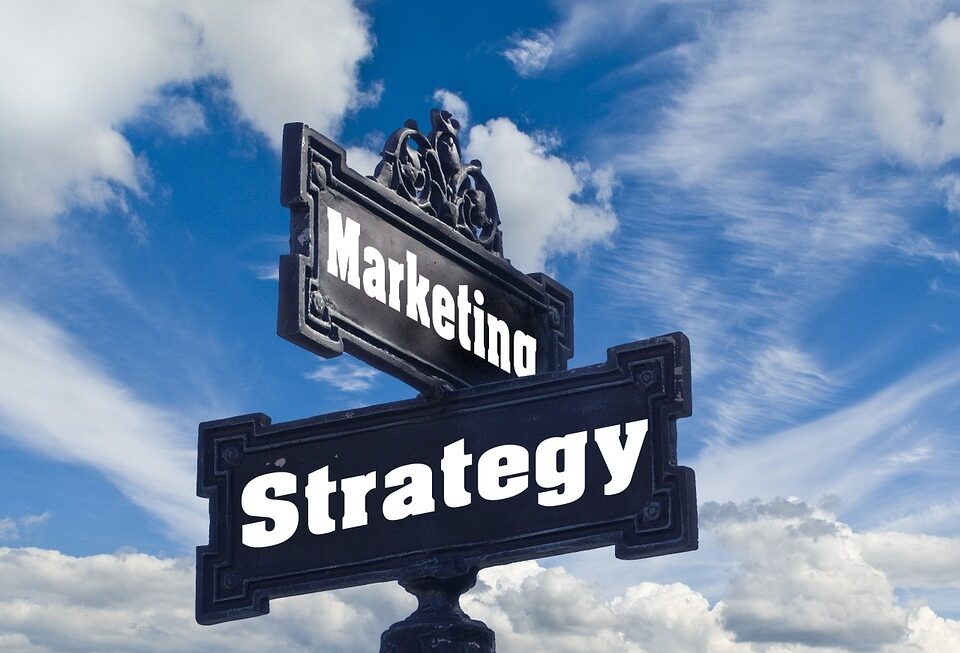 Image of a sign post reading "Marketing Strategy" | Targeted Marketing | Thunderbolt