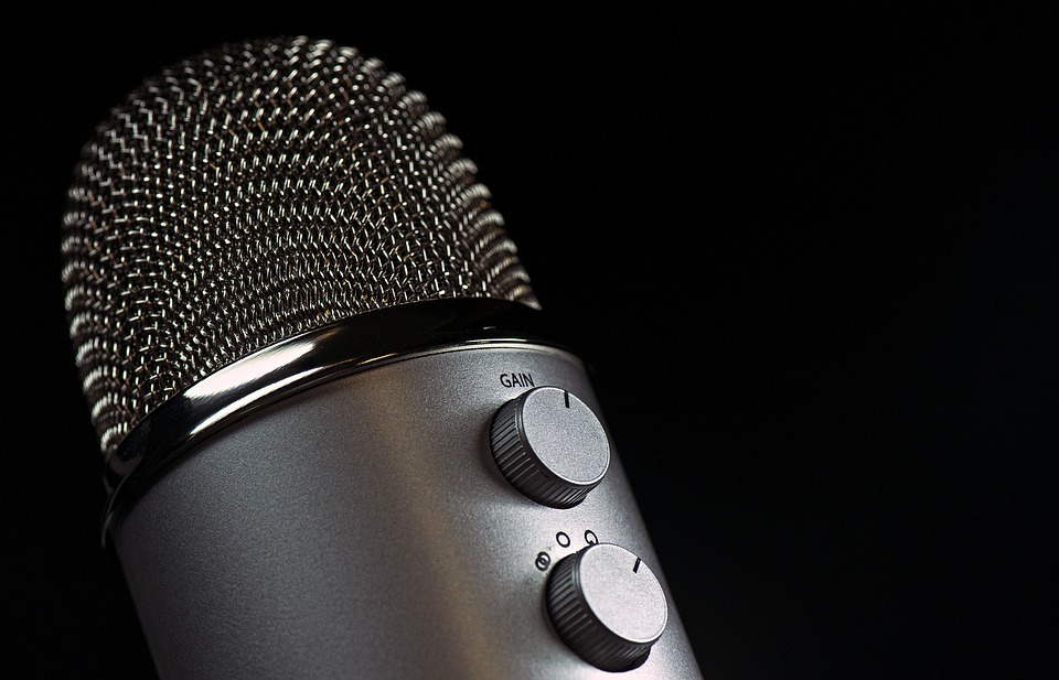A close up of a microphone/recorder | Thunderbolt