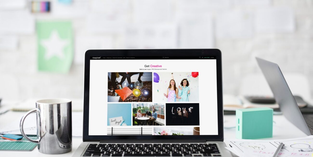 A photo of a laptop screen, used by our experts on web design in Surrey.