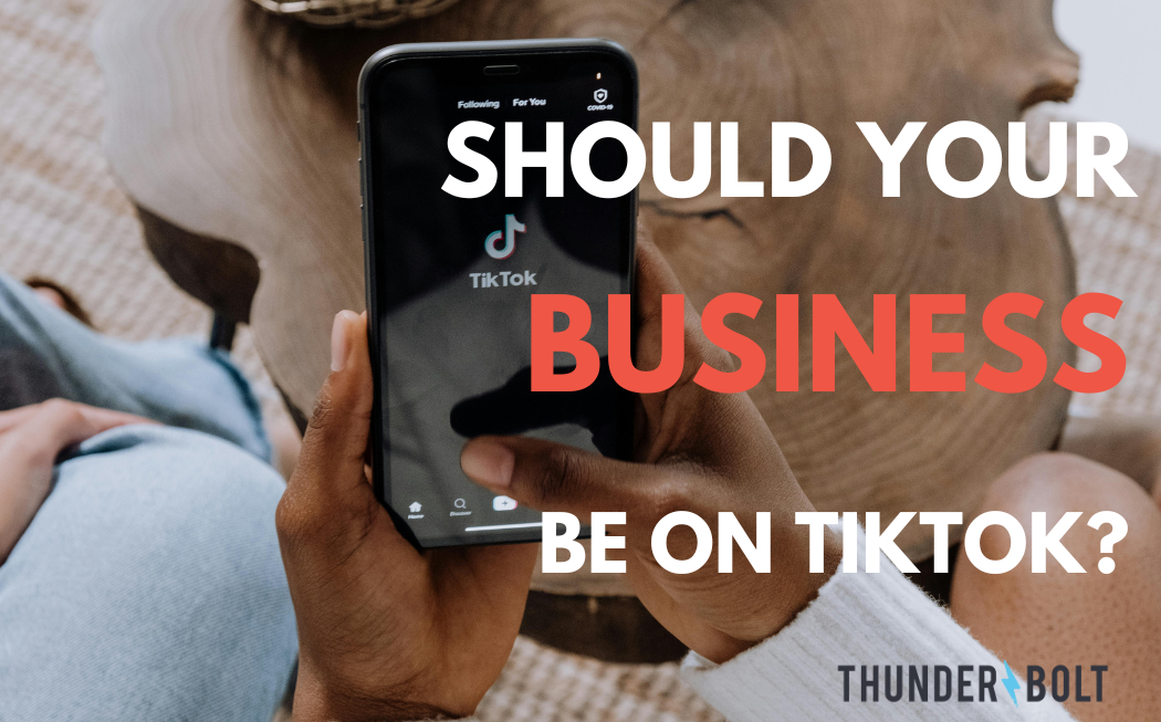 A picture of someone looking at TikTok on their phone | TikTok for Business and Social Media Marketing in Surrey