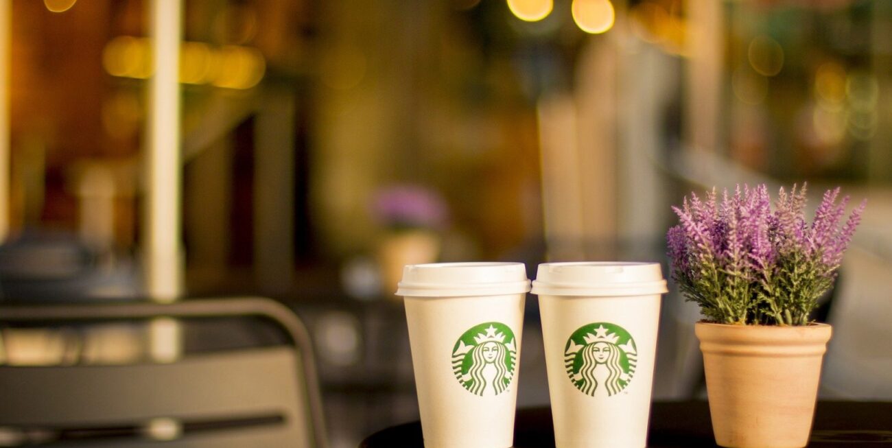 A photo of a drink from Starbucks, whose marketing techniques are discusses in this blog, by a marketing agency in Surrey
