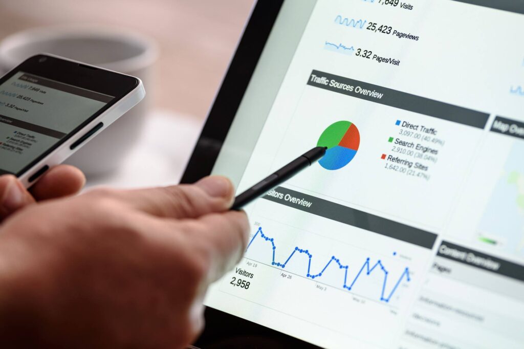 A picture of Google Analytics, which is used for online marketing in Surrey.