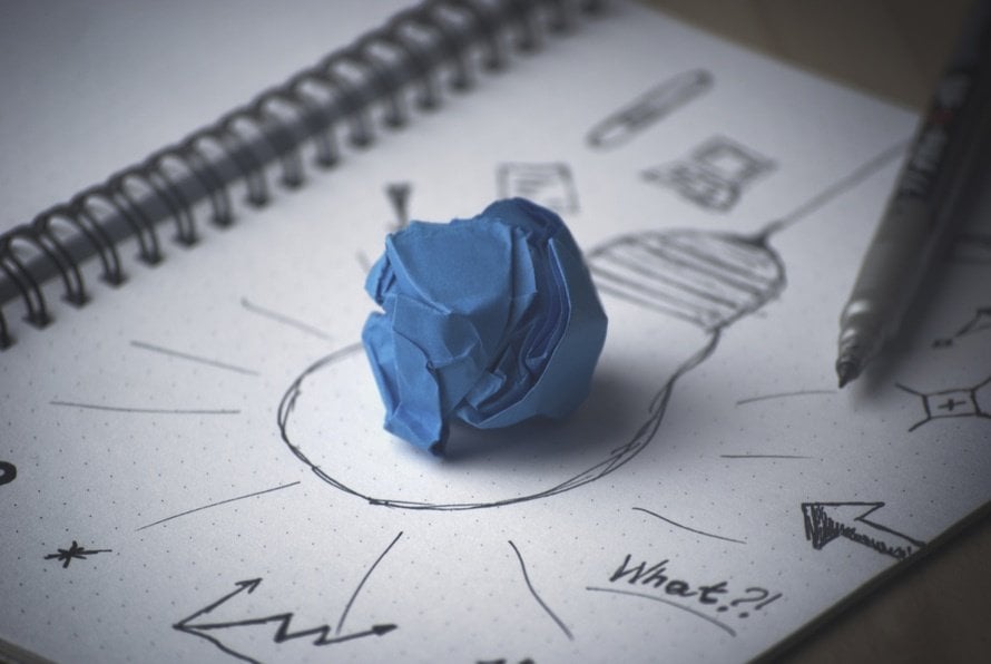 A drawing of a light bulb | Online Marketing Surrey | Thunderbolt Digital