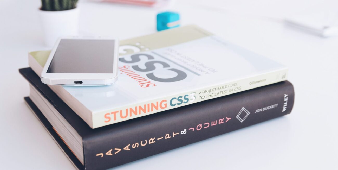 A selection of CSS and Javascript books.