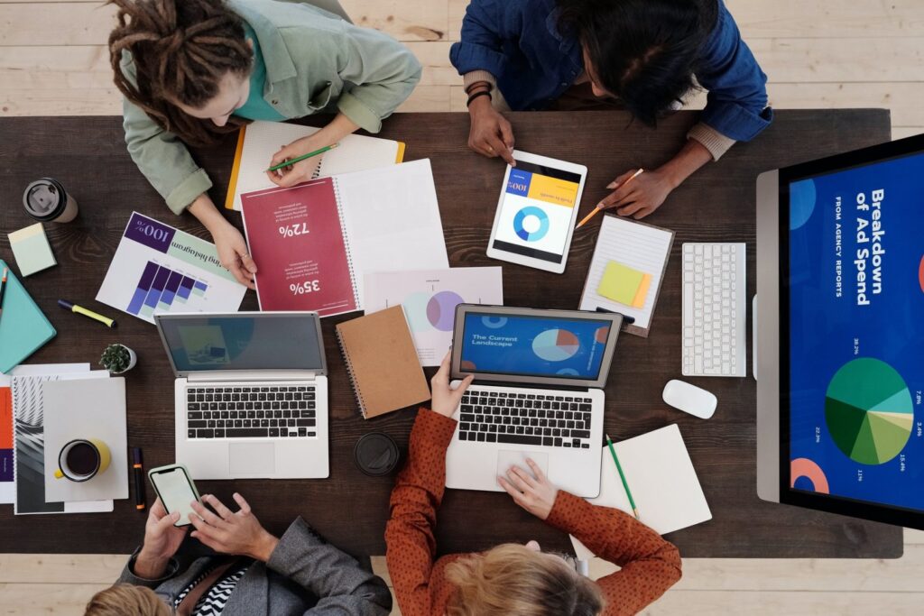 marketing team. digital marketing agency