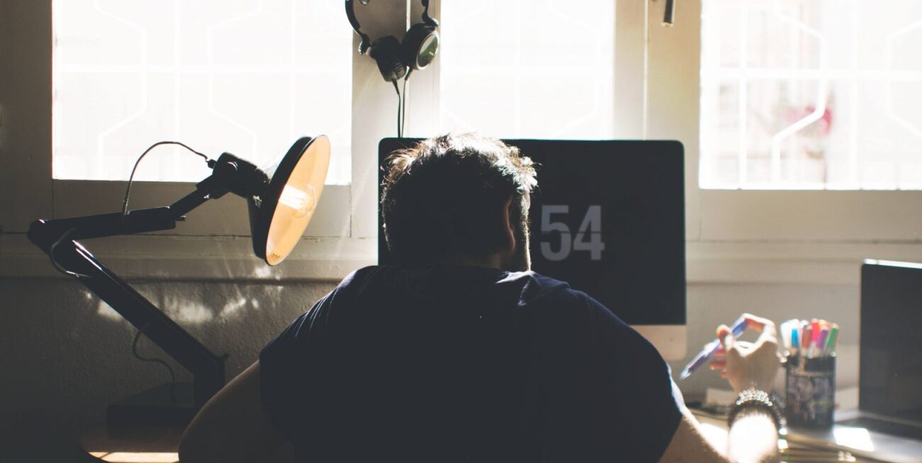 Man Using Computer | Thunderbolt Digital Online Marketing Guildford