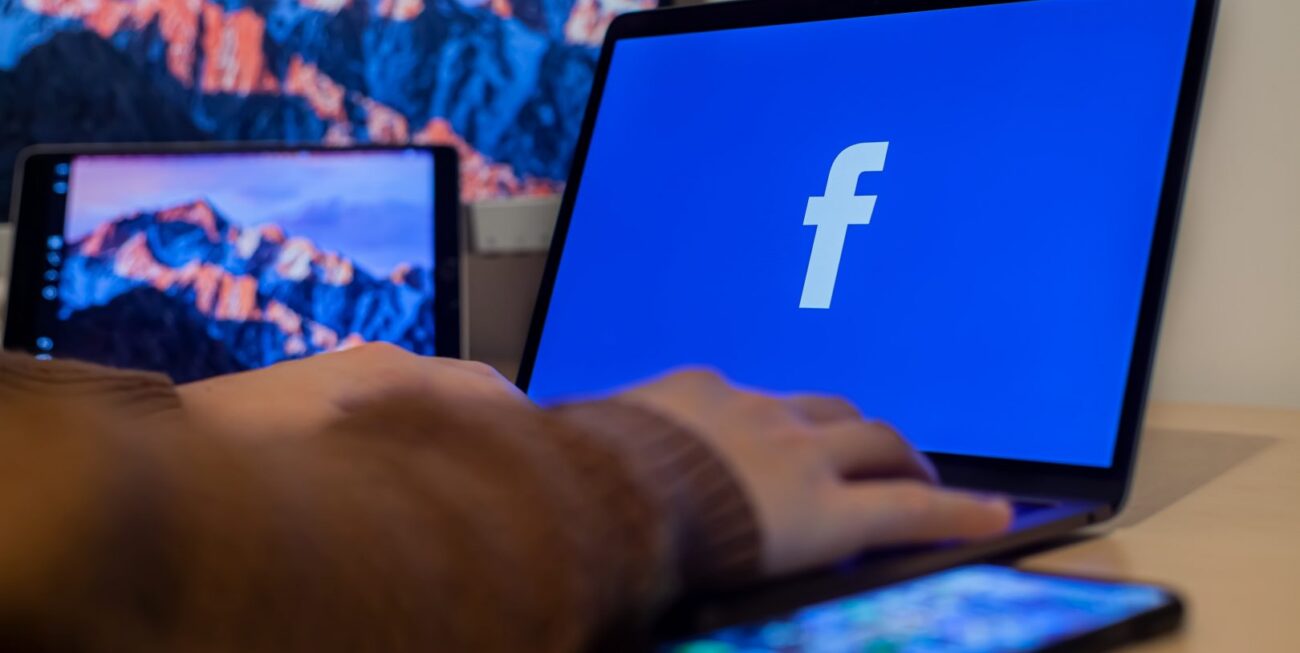 Facebook On Laptop| Surrey Marketing Agency
