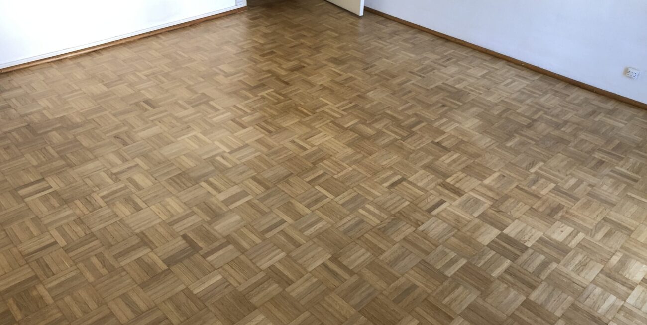 An example of a restored wooden floor | Google Ads Campaign for Floor Restoration Company