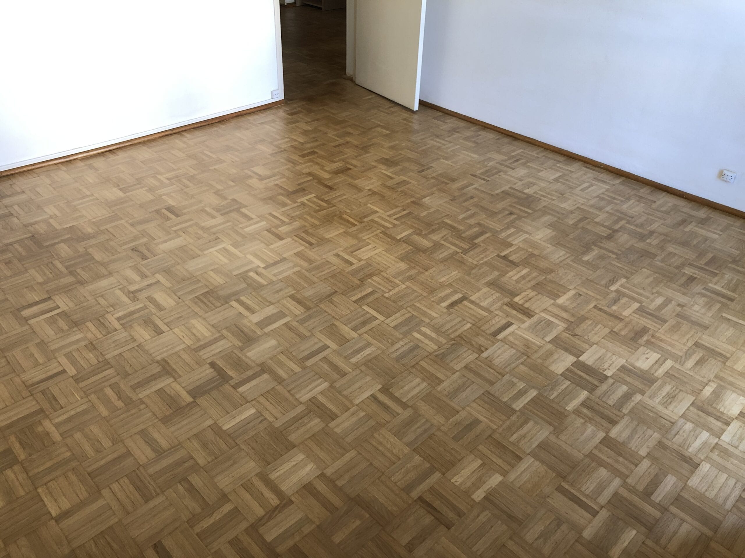 An example of a restored wooden floor | Google Ads Campaign for Floor Restoration Company