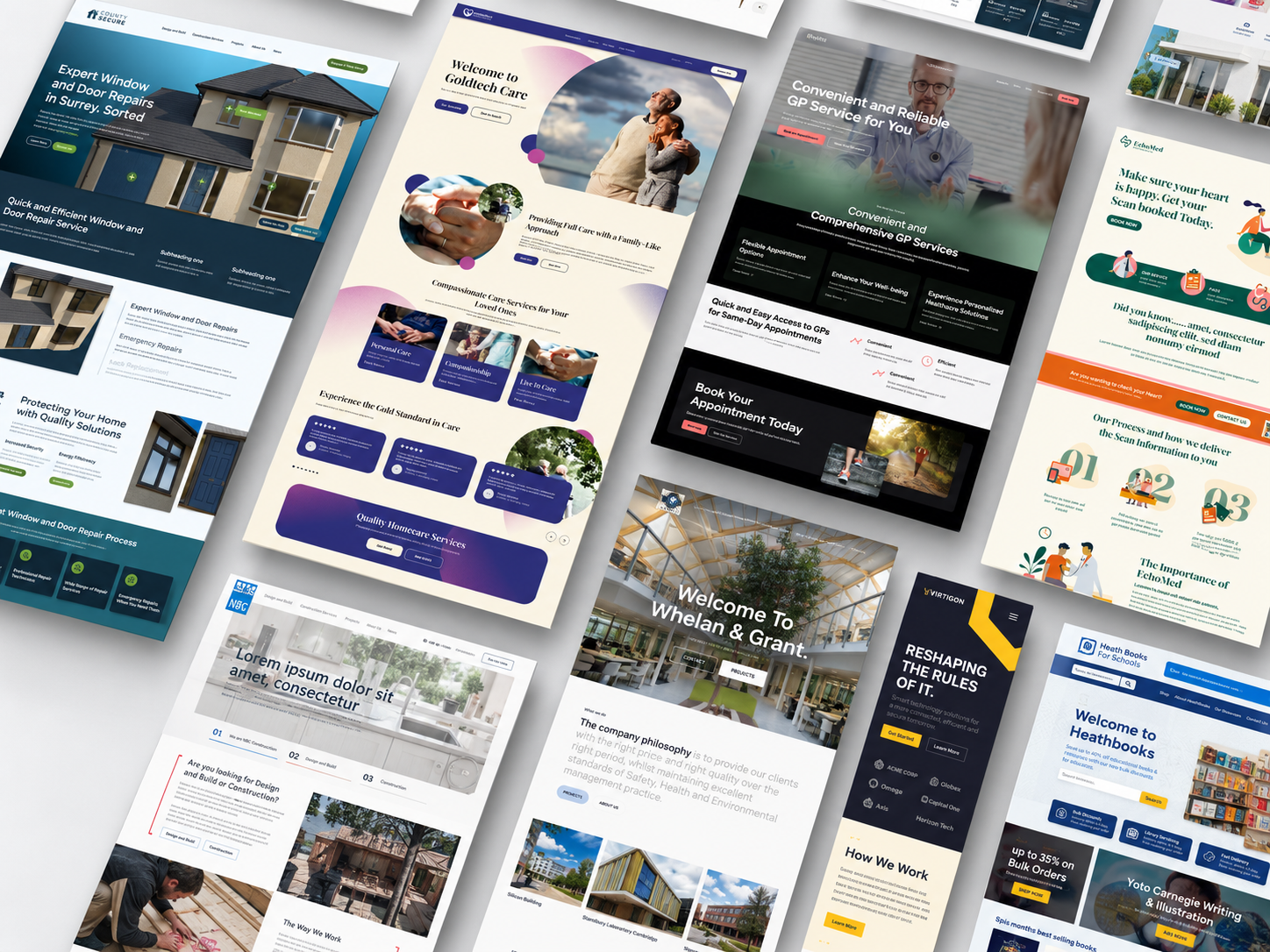 Creative web design services in Surrey, building high-performing websites that generate leads and drive measurable growth.